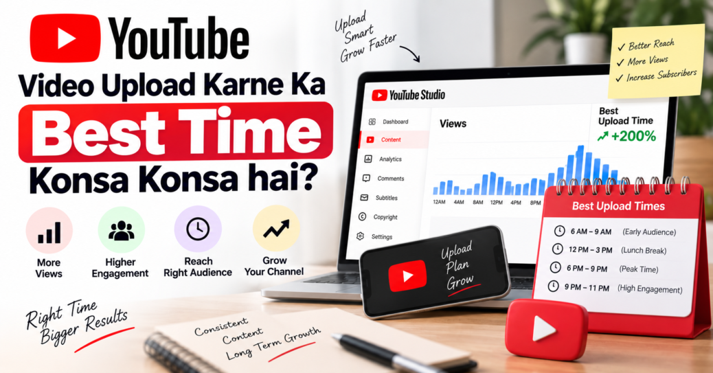Youtube Par Video Upload Karne Ka Best Time Konsa Konsa hai 