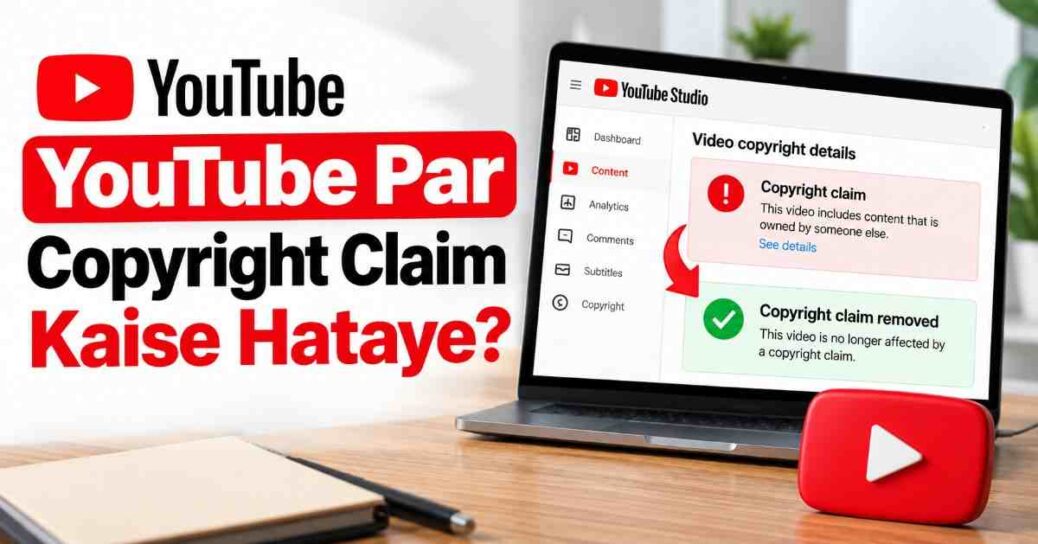 YouTube Par Copyright Claim Kaise Hataye
