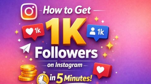 how to get 1k followers in 5 minutes