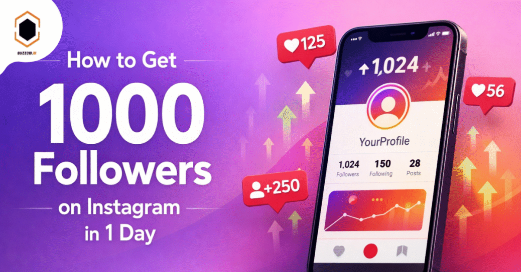 How to get 1000 followers on Instagram in 1 Day