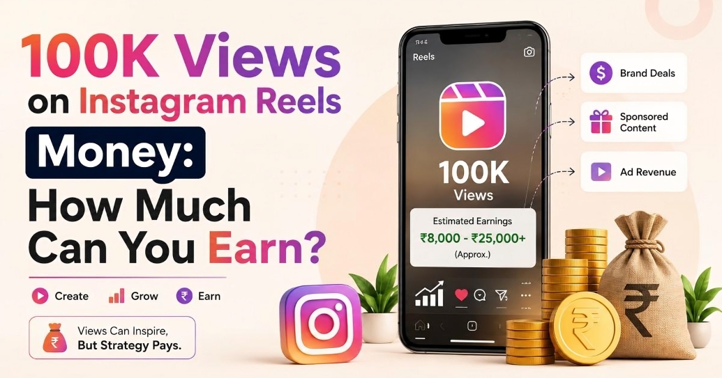 100K Views on Instagram Reels Money