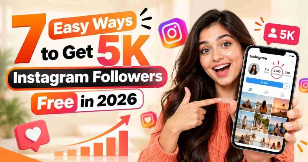 5K Instagram followers free